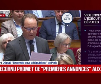 Replay BFM Non-stop - Edition spéciale : Violences, Lecornu face à l'Assemblée nationale