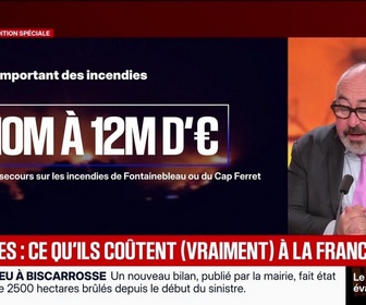 Replay BFM Première - BFM Conso : Incendies, ce qu'ils coutent (vraiment) à la France - 24/07