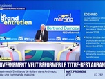 Replay Good Morning Business - Le gouvernement veut réformer le titre-restaurant