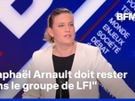 Replay BFM Politique - Mathilde Panot estime que le député LFI n'a pas de responsabilité dans la mort de Quentin Deranque