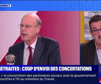 Replay Le Live BFM - Retraites : coup d'envoi des concertations - 17/01