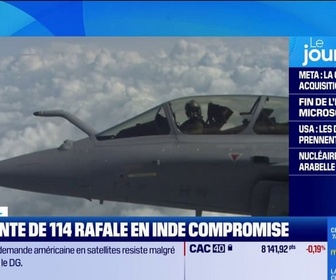 Replay Good Morning Business - La vente de 114 Rafale à l'Inde se complique