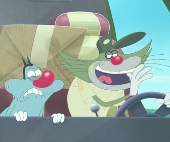 Replay Oggy et les cafards - S04 E67 - Les livreurs de l'extrême