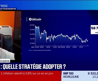 Replay Tout pour investir - Le placement à suivre : Bitcoin, quelle stratégie adopter ? - 01/07