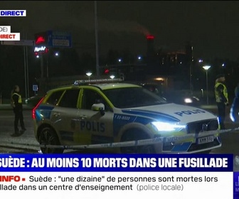 Replay BFM Story - Fusillade en Suède: au moins 10 morts, dont l'assaillant, dans un centre de formation à Orebro