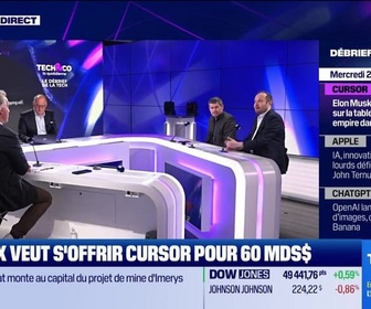 Replay Tech & Co, la quotidienne - SpaceX veut s'offrir Cursor pour 60 mds $ - 22/04