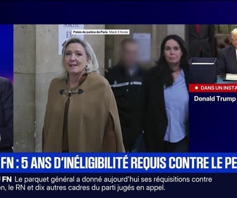 Replay BFM Grand Soir - Procès FN : cinq ans d'inéligibilité requis contre Le Pen - 03/02