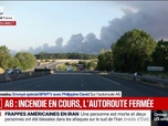 Replay 20H BFM - L'autoroute A6 fermée dans un sens en Seine-et-Marne en raison d'un incendie