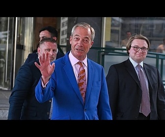 Replay Royaume-Uni : Nigel Farage, chef du parti anti-migration, se défait d'un candidat satirique
