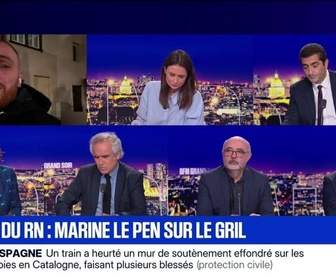 Replay BFM Grand Soir - Procès du RN : Marine Le Pen conteste un système - 20/01