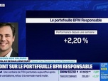 Replay BFM Bourse - Le portefeuille BFM-Responsable : Une hausse deux fois supérieure au reste du marché, grâce aux titres Kerry et Wolters Kluwer - 27/10
