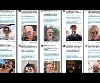 Replay De fausses vidéos de célébrités utilisées pour faire pression sur l'Europe à propos de l'Ukraine