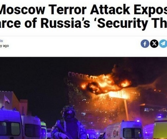 Replay Dans La Presse - Attentat de Moscou : La farce de la politique sécuritaire du Kremlin