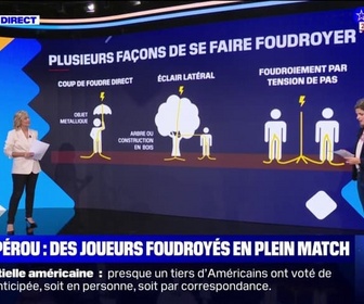 Replay Pourquoi les footballeurs sont-ils touchés plus fréquemment par la foudre? BFMTV répond à vos questions