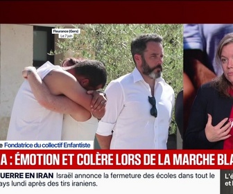 Replay BFM Grand Soir - Lyhanna : émotion et colère lors de la marche blanche - 07/06