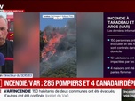 Replay 20H BFM - Incendie dans le Var: Le feu n'est pas encore fixé, indique Éric Grohin, directeur du SDIS 83