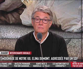 Replay Les Grandes Gueules - Le témoignage de notre GG, Elina Dumont, agressée hier par un SDF lors d'une maraude