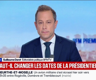 Replay L'édito politique de Guillaume Daret - 2027, faut-il changer les dates de la présidentielle ? - L'édito politique - 21/10