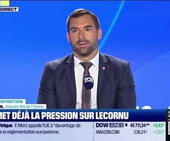 Replay DIRECT - Julien Odoul, député RN de l'Yonne est l'invité de Good Morning Business