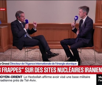 Replay 20H BFM - Rafael Grossi, directeur de l'AIEA, affirme avoir des contacts avec les dirigeants iraniens
