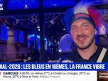 Replay BFM Première - Notre éventail c'est notre outil sur le terrain pour supporter nos Bleus: l'équipe de France qualifiée pour les 16es de finale, les Français en liesse