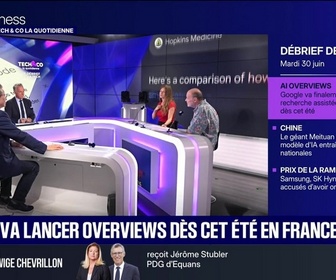 Replay Tech & Co, la quotidienne - Google va lancer Overviews dès cet été en France - 30/06