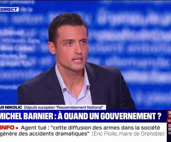 Replay BFM Story Week-end - Aleksandar Nikolic (RN): Michel Barnier est obligé d'aller vers nous pour éviter la censure