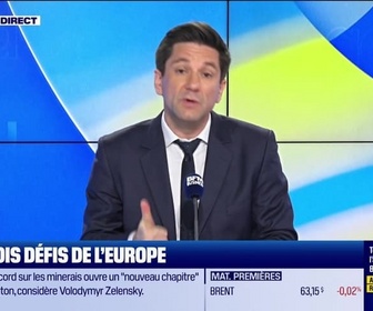 Replay L'Edito de Raphaël Legendre : Les trois défis de l'Europe - 09/05
