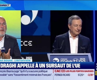 Replay Le monde qui bouge - L'Interview : Mario Draghi appelle à un sursaut de l'Union européenne - 01/09