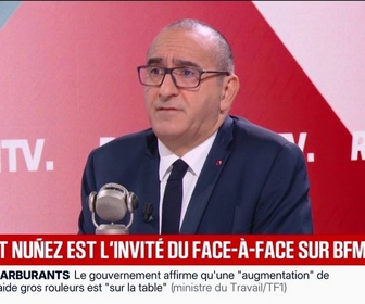 Replay Face à Face - Manifestations contre la loi sur la présomption de légitime défense pour les forces de l'ordre: Tout cela traduit une défiance vis-à-vis des forces de sécurité intérieure, estime Laurent Nuñez