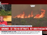 Replay Les émissions spéciales - Édition spéciale - Gironde : 32 700 hectares détruits, 167 000 évacuations - 25/07