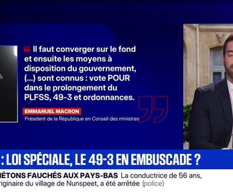 Replay BFM Grand Soir - Budget : Emmanuel Macron envisage le 49.3 - 22/12