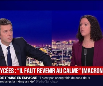 Replay BFM Grand Soir - Lycées : il faut revenir au calme (Macron) - 28/10