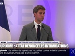 Replay 20H BFM - Loi Duplomb: Dans une société démocratique saine, on doit pouvoir prendre des décisions sans le faire sous la menace, déclare Gabriel Attal