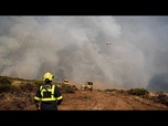 Replay Des images aériennes montrent l'ampleur de l'incendie de La Mierla en Espagne