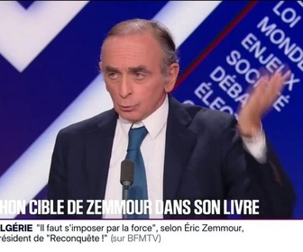 Replay BFM Politique - Éric Zemmour (Reconquête): Jean-Luc Mélenchon est l'incarnation du parti de l'étranger