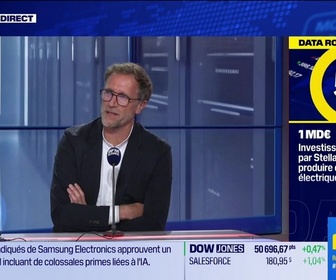 Replay BFM Bourse - La Data Room : 1 milliard d'euros = l'investissement annoncé par Stellantis pour produire des véhicules électriques à Mulhouse - 27/05