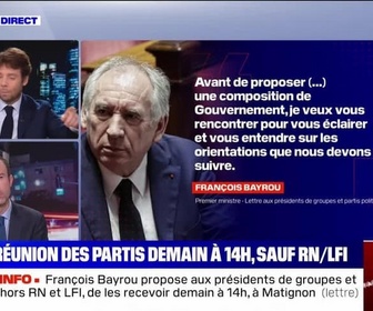 Replay Tout le monde veut savoir - Réunion des partis demain à 14 heures, sauf RN/LFI - 18/12