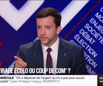 Replay BFM Politique - Jean-Philippe Tanguy, député RN de la Somme: Le Rassemblement national n'a jamais été climatosceptique