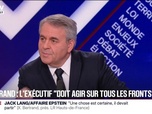 Replay BFM Politique - Proposition de CDI jeunes du Medef: Avec moi, pas question [...] d'avoir un contrat où l'on peut licencier des jeunes sans motif, réagit Xavier Bertrand (LR)