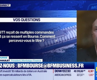 Replay BFM Bourse - Culture Bourse : GTT reçoit de multiples commandes et ça se ressent en Bourse. Comment percevez-vous le titre ? , par Julie Cohen-Heurton - 23/04