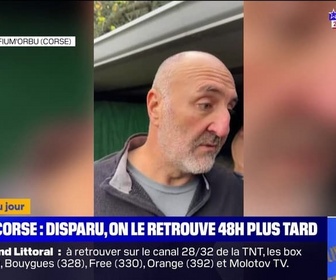 Replay L'image du jour : Disparu en Corse, on le retrouve 48 heures plus tard - 29/10