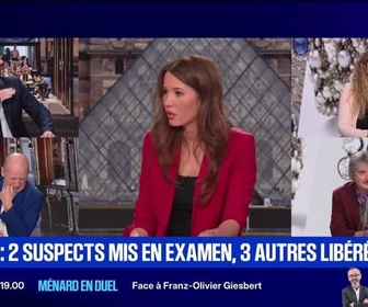 Replay BFM Grand Soir - Braquage du Louvre : deux suspects mis en examen, trois autres libérés - 01/11