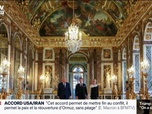 Replay BFM Première - ÉDITO - Donald Trump à Versailles: L'objectif était de l'éblouir, de l'amener à signer (l'accord de paix) en le mettant dans un cocon d'or et de fastes, ça a fonctionné
