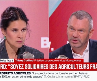 Replay Face à Face - La réponse est non: Thierry Cotillard, président du groupement Les Mousquetaires, estime qu'il n'y aura pas de nouvelle inflation cette année