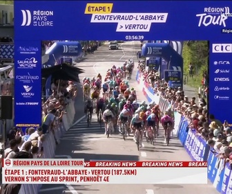 Replay Région Pays de la Loire Tour - l'après course de l'étape 1 - Cyclisme sur route