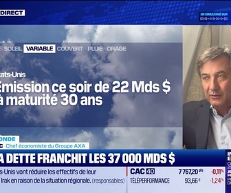 Replay BFM Bourse - L'éco du monde : La dette US franchit les 37 000 mds $ - 12/06