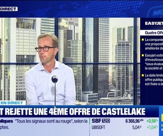 Replay BFM Bourse - Easyjet progresse après une 4ème offre de Castlelake - 25/06
