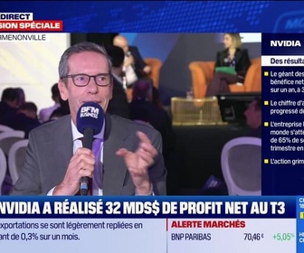 Replay BFM Bourse - USA Today : Nvidia apaise les craintes d'une bulle de l'IA, par John Plassard - 20/11