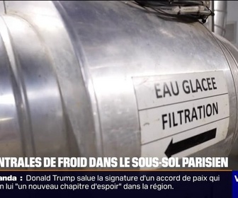 Replay Week-end première - Canicule: un système de refroidissement dans le sous-sol parisien permet de lutter contre les fortes chaleurs